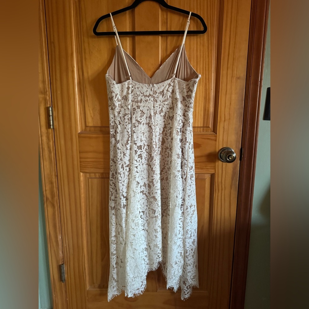 Lulus White Lace Midi Dress – Style EAD50025 – Size XL - Picture 2 of 6